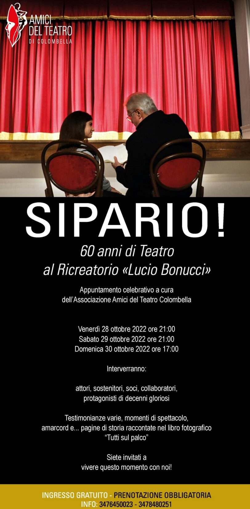 Sipario! 60 anni di Teatro al Ricreatorio “Lucio Bonucci”